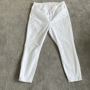 EC White Good American High Rise Skinny Jeans - Size 18